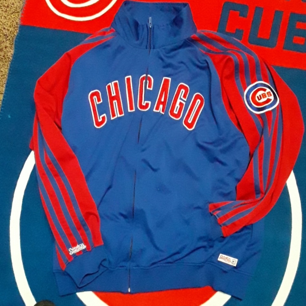 Chicago Cubs Warmup Jacket By Stiches XL